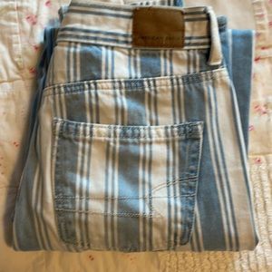 Super cute striped jeans